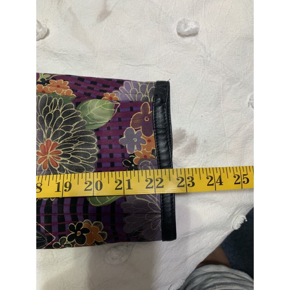 Koos of Course Reversible Jacket Asian Inspired Purple Floral Size Small Artsy - Picture 5 of 12